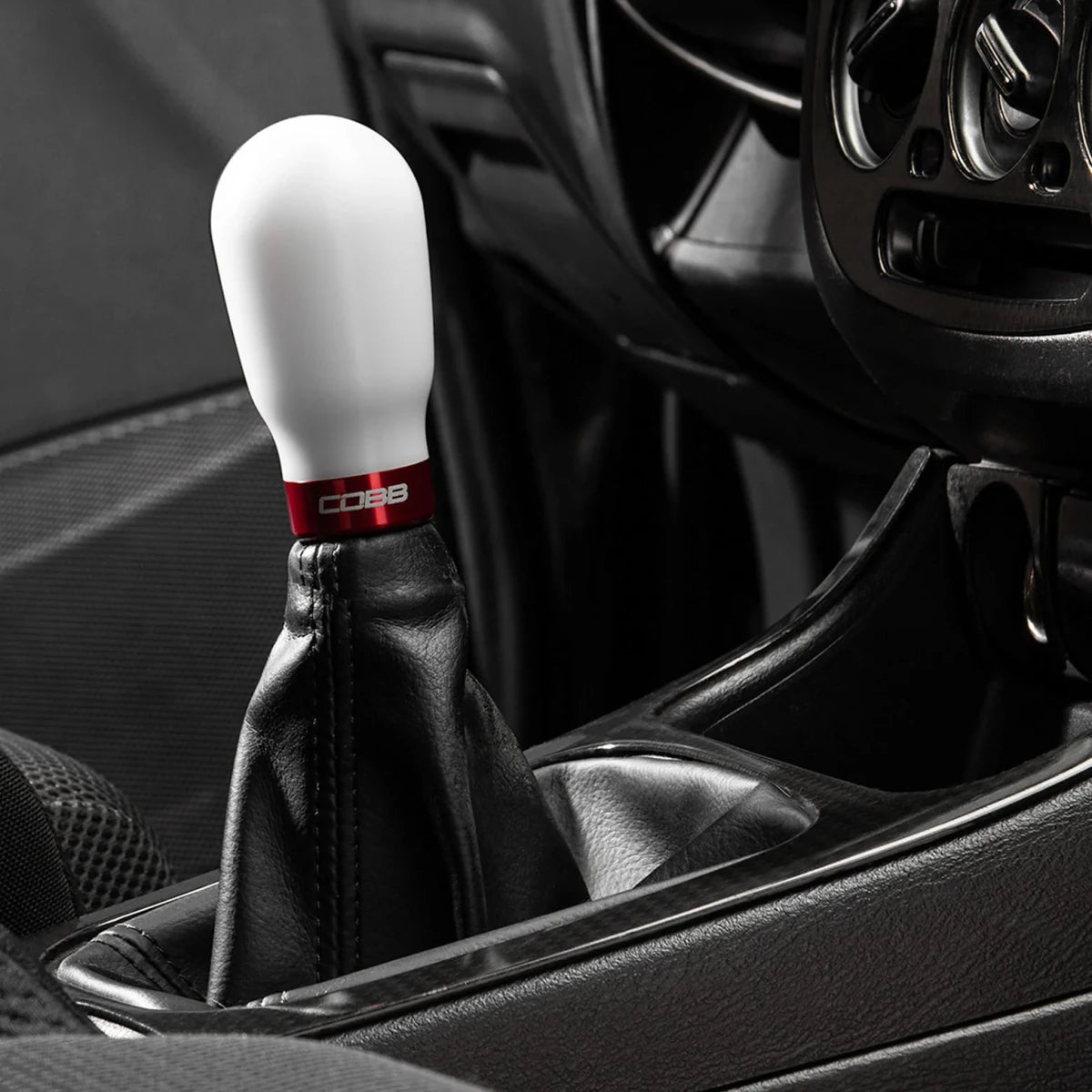 Cobb Subaru 5 - Speed COBB Teardrop Weighted Knob - Black - JDMuscleShift Knobscobb211370-BK