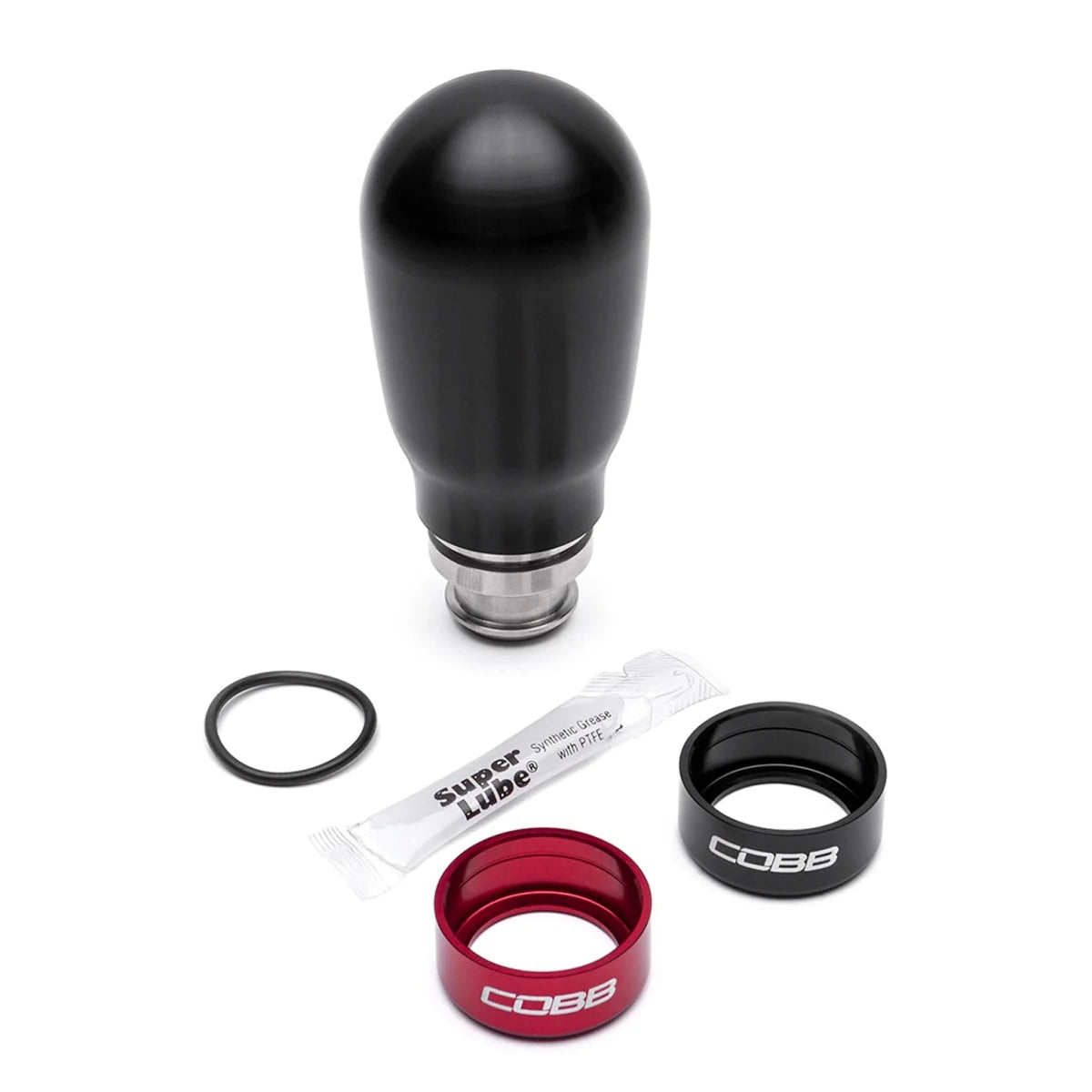 Cobb Subaru 5 - Speed COBB Teardrop Weighted Knob - Black - JDMuscleShift Knobscobb211370-BK