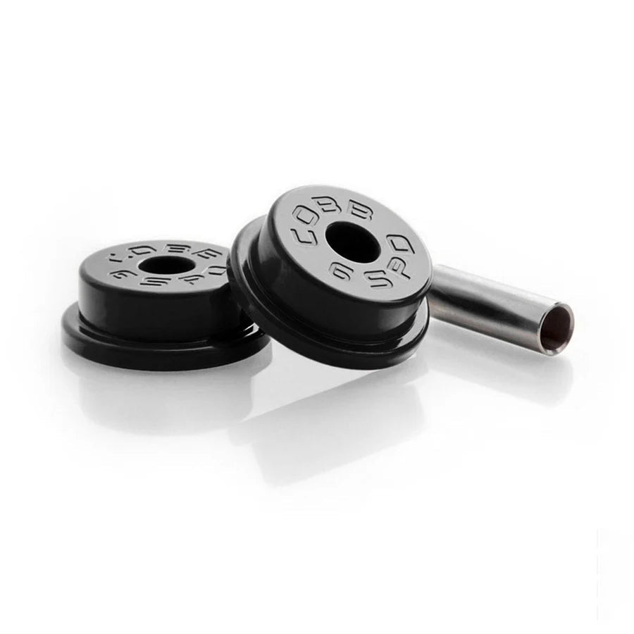 Cobb Subaru STI 6MT Stage 2+ Drivetrain Package w/Weighted White Knob + White/Stealth Black Lockout - JDMuscleShifter and Bushing Comboscobb215X02P-WK-WT-BKWT