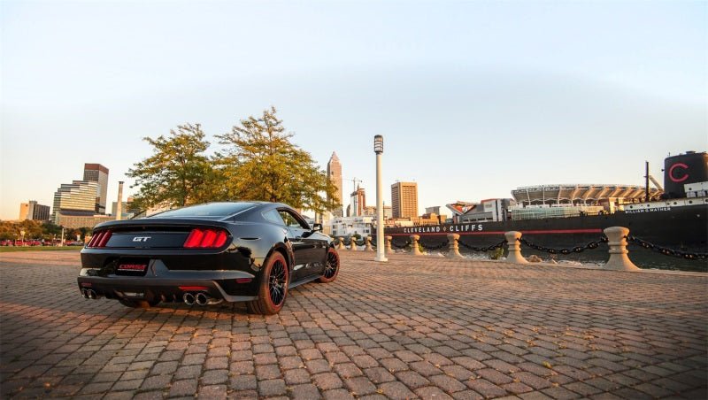 Corsa 2015 - 2017 Ford Mustang GT 5.0 3in Axle Back Exhaust Polish Quad Tips | Sport - JDMuscleShop the look 2cor14334