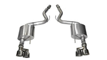 Corsa 2015 - 2017 Ford Mustang GT 5.0 3in Axle Back Exhaust Polish Quad Tips | Sport - JDMuscleShop the look 2cor14334