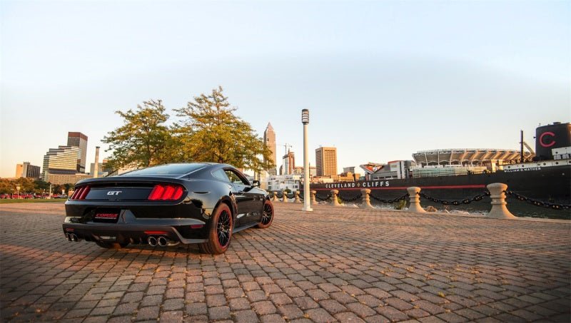 Corsa 2015 - 2017 Ford Mustang GT 5.0 3in Axle Back Exhaust Polish Quad Tips | Sport - JDMuscleShop the look 2cor14334