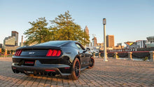 Corsa 2015 - 2017 Ford Mustang GT 5.0 3in Cat Back Exhaust Black Quad Tips | Sport - JDMuscleShop the look 2cor14337BLK