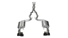 Corsa 2015 - 2017 Ford Mustang GT 5.0 3in Cat Back Exhaust Black Quad Tips | Xtreme - JDMuscleShop the look 2cor14335BLK
