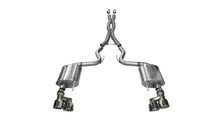 Corsa 2015 - 2017 Ford Mustang GT 5.0 3in Cat Back Exhaust Polish Quad Tips | Sport - JDMuscleShop the look 2cor14337