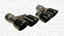 Corsa 2015 - 2017 Ford Mustang GT 5.0 Black Quad Tips Kit - JDMuscleShop the look 2cor14333BLK