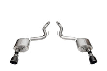 Corsa 2024 Ford Mustang GT Sport Axle - Back Dual Rear Exit with 4.5in Black PVD Pro - Series Tips - JDMuscleShop the look 2cor21252BLK