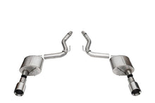 Corsa 2024 Ford Mustang GT Sport Axle - Back Dual Rear Exit with 4.5in Straight Cut Polished Tips - JDMuscleShop the look 2cor21253