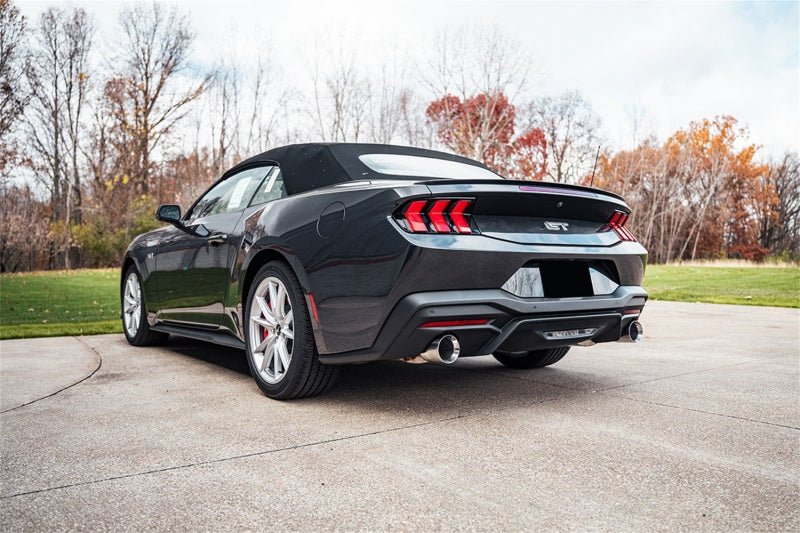 Corsa 24 Ford Mustang GT Conv. Xtreme Cat - Back Ex. Sys. 3.0in Dual Rear Ex w/4.5in StraightCut Tips - JDMuscleShop the look 2cor21271