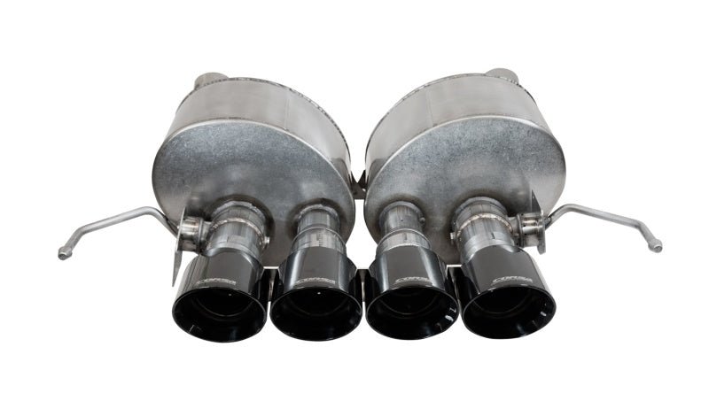 CORSA Performance 2014 - 2019 Chevrolet Corvette C7 6.2L Xtreme Valve - Back Exhaust System with Dual NPP and Quad Black Tips | cor14776BLK - JDMuscleSPK328785