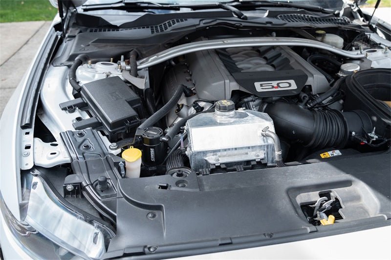 Corsa Performance 2015 - 2017 Ford Mustang Aluminum Oil Catch Can with Mounting Bracket - 3 oz Capacity | corCC0014 - JDMuscleSPK801905