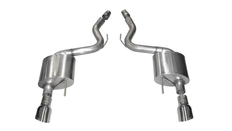 CORSA Performance 2015 - 2017 Ford Mustang GT 3 - Inch Axle Back Exhaust with Dual Polished Tips | cor14326 - JDMuscleSPK4356630