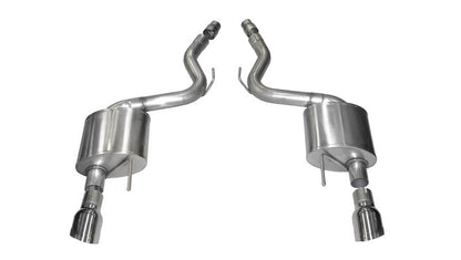 CORSA Performance 2015 - 2017 Ford Mustang GT 3 - Inch Axle Back Exhaust with Dual Polished Tips | cor14326 - JDMuscleSPK4356630