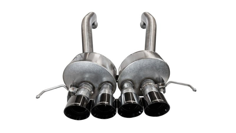 CORSA Performance 2015 - 2019 Chevrolet Corvette C7 Z06 6.2L Xtreme Axle - Back Exhaust with Dual NPP and Quad Black Tips | cor14777BLK - JDMuscleSPK328786