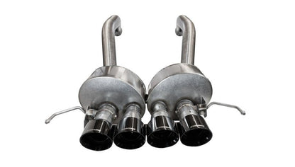 CORSA Performance 2015 - 2019 Chevrolet Corvette C7 Z06 6.2L Xtreme Axle - Back Exhaust with Dual NPP and Quad Black Tips | cor14777BLK - JDMuscleSPK328786