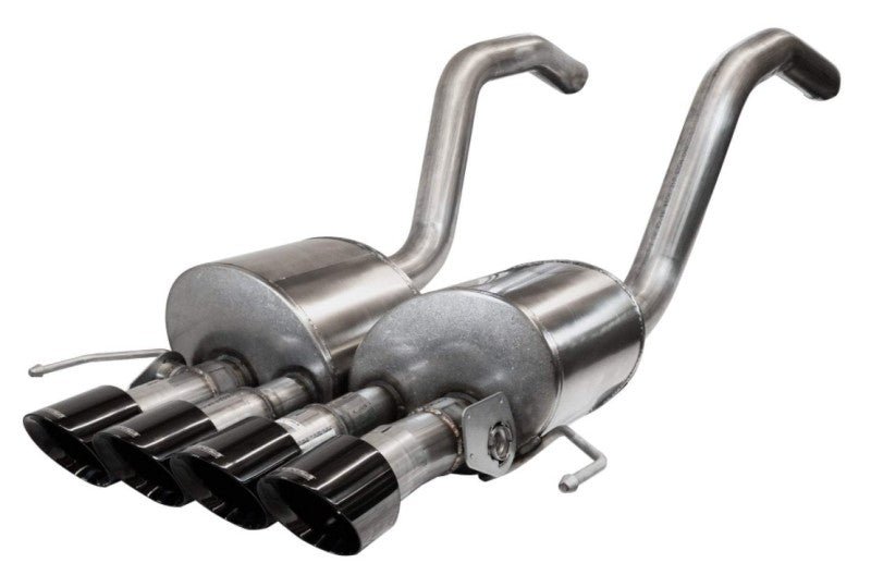 CORSA Performance 2015 - 2019 Chevrolet Corvette C7 Z06 6.2L Xtreme Axle - Back Exhaust with Dual NPP and Quad Black Tips | cor14777BLK - JDMuscleSPK328786