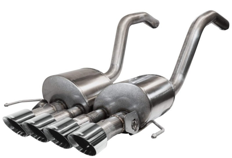 CORSA Performance 2015 - 2019 Chevrolet Corvette C7 Z06 6.2L Xtreme Axle - Back Exhaust with Dual NPP and Quad Tips | cor14777 - JDMuscleSPK325293
