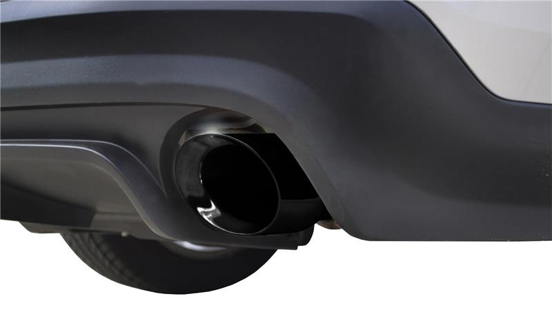 CORSA Performance Black Xtreme Axle - Back Exhaust for 2011 - 2014 Ford Mustang GT/Boss 302 5.0L V8 | cor14317BLK - JDMuscleSPK4309291