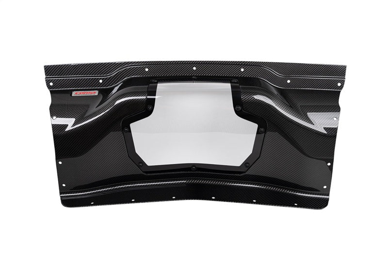 CORSA Performance C8 Corvette Carbon Fiber See - Through Trunk Panel with Polycarbonate Window | cor44009 - JDMuscleSPK628920