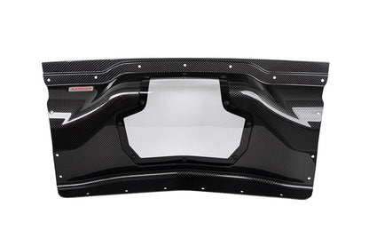 CORSA Performance C8 Corvette Carbon Fiber See - Through Trunk Panel with Polycarbonate Window | cor44009 - JDMuscleSPK628920