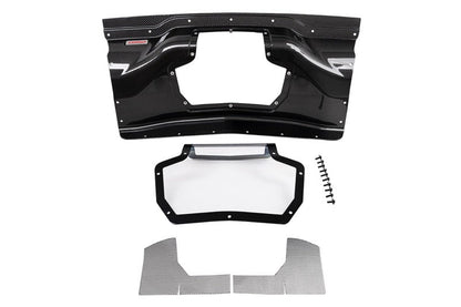 CORSA Performance C8 Corvette Carbon Fiber See - Through Trunk Panel with Polycarbonate Window | cor44009 - JDMuscleSPK628920