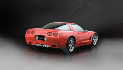 CORSA Performance Corsa 14132 Polished Xtreme Axle - Back Exhaust for Chevrolet Corvette 1997 - 2004 | cor14132 - JDMuscleSPK4309228