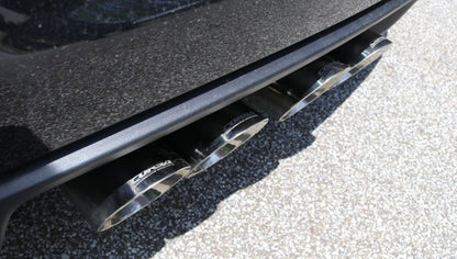 CORSA Performance Corsa 21010 Polished Xtreme Axle - Back Exhaust for Chevrolet Corvette (2005 - 2008) | cor21010 - JDMuscleSPK191248