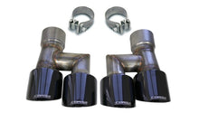 CORSA Performance Pro - Series Dual - Walled Stainless Steel Exhaust Tips for Ford Mustang 2018 - 2023, Black PVD Finish | cor21038BLK - JDMuscleSPK230657