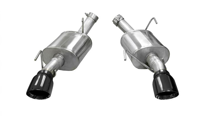 Corsa Performance Shelby GT500 2005 - 2010 Ford Mustang Black Xtreme Axle - Back Exhaust with RSC Technology | cor14314BLK - JDMuscleSPK4309286