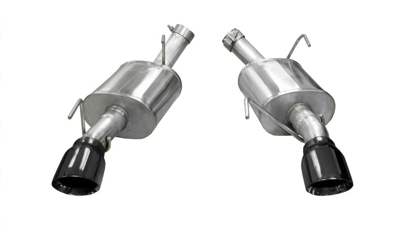 Corsa Performance Shelby GT500 2005 - 2010 Ford Mustang Black Xtreme Axle - Back Exhaust with RSC Technology | cor14314BLK - JDMuscleSPK4309286