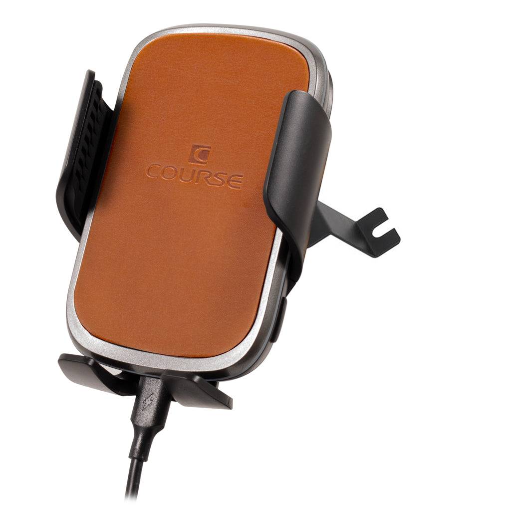 Course Motorsports [08-14 WRX, 09-13 Forester, 08-11 Impreza] Direct Fit Phone Mount - JDMusclePhone Mounts and AccessoriesCM2.90032.40TLeft or RightCradle Head - Charging Auto Closing (Tan)