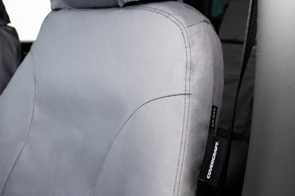 Covercraft 2024+ Toyota Corolla Cross Polycotton Front Seat Covers – Grey | cvrSS2618PCGY - JDMuscleSPK838227