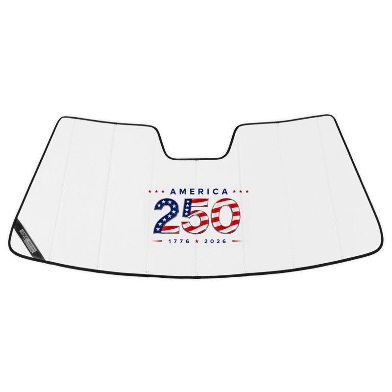 Covercraft [22-26 WRX] UVS100 Premier Custom Sunscreen - America 250 - JDMuscleWindshield ShadescvrUVD11824WHUVD007
