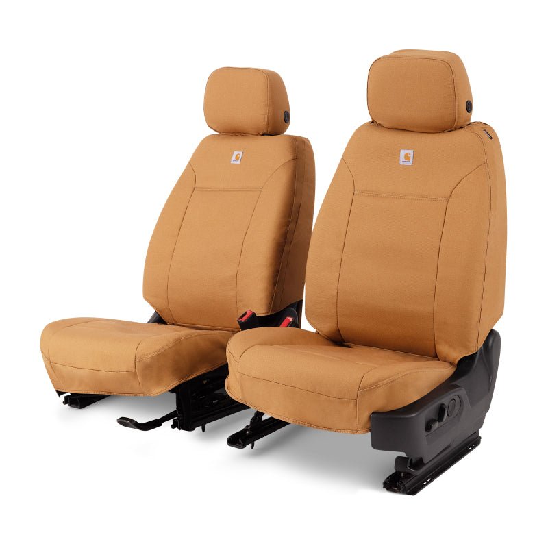 Covercraft Carhartt PrecisionFit Custom Front Seat Covers for 1995 - 1997 Toyota Land Cruiser and Lexus LX450 - Brown | cvrGTT664CABN - JDMuscleSPK738342