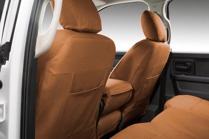 Covercraft Carhartt PrecisionFit Custom Front Seat Covers for 1995 - 1997 Toyota Land Cruiser and Lexus LX450 - Brown | cvrGTT664CABN - JDMuscleSPK738342