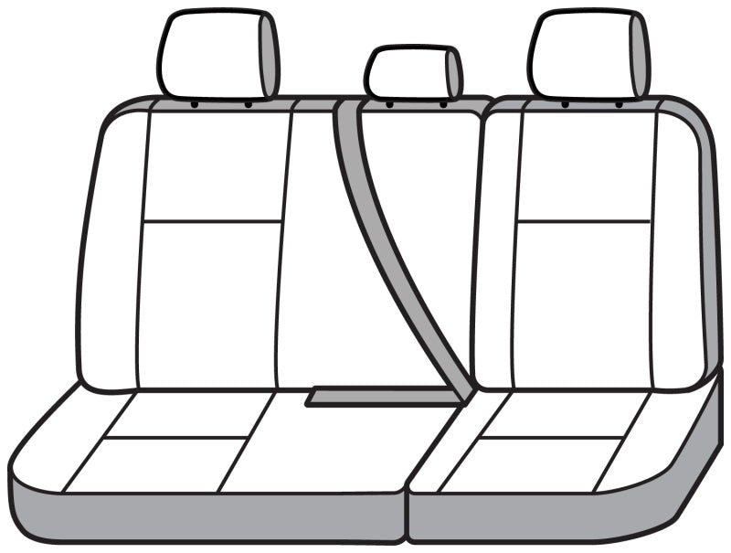 Covercraft Carhartt SeatSaver Custom Second Row Seat Covers for Toyota Tacoma 2016 - 2023 - Gravel | cvrSSC8452CAGY - JDMuscleSPK737849