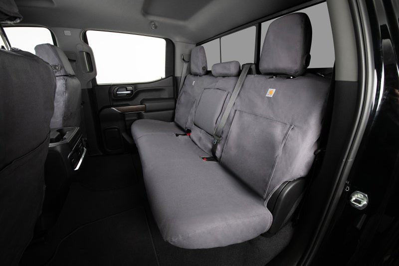 Covercraft Carhartt SeatSaver Custom Second Row Seat Covers for Toyota Tundra 2022 - 2023 - Gravel | cvrSSC8538CAGY - JDMuscleSPK737880