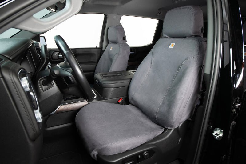 Covercraft Carhartt SeatSaver Front Seat Covers for Toyota Tacoma 2016 - 2023 - Gravel | cvrSSC2509CAGY - JDMuscleSPK737709