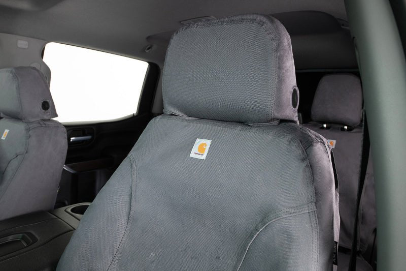 Covercraft Carhartt SeatSaver Front Seat Covers for Toyota Tacoma 2016 - 2023 - Gravel | cvrSSC2509CAGY - JDMuscleSPK737709