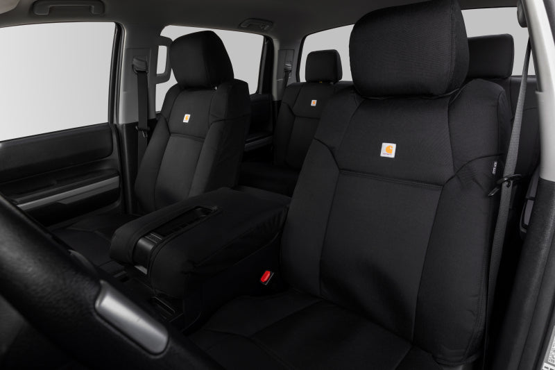 Covercraft Carhartt Super Dux PrecisionFit Front Seat Covers for Toyota Tacoma 2020 - 2023, Black | cvrGTT4187ABCOBK - JDMuscleSPK737406