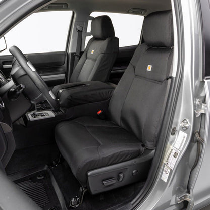 Covercraft Carhartt Super Dux PrecisionFit Front Seat Covers for Toyota Tacoma 2020 - 2023, Black | cvrGTT4187ABCOBK - JDMuscleSPK737406