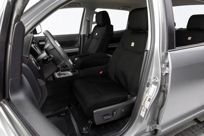 Covercraft Carhartt Super Dux PrecisionFit Front Seat Covers for Toyota Tacoma 2020 - 2023, Black | cvrGTT4187ABCOBK - JDMuscleSPK737406