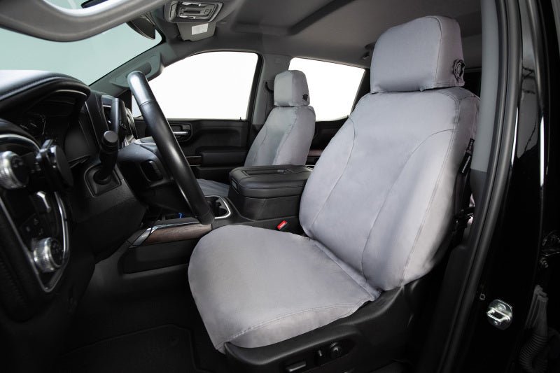 Covercraft Polycotton SeatSaver Front Seat Cover for 2016 - 2023 Toyota Tacoma - Grey | cvrSS2509PCGY - JDMuscleSPK737444