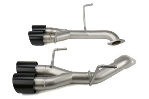 cp-e 15-18 STI / 15-21 Subaru WRX Austenite Axle Back Exhaust w/ Black 4" Double Wall Tips | SBAE00001B