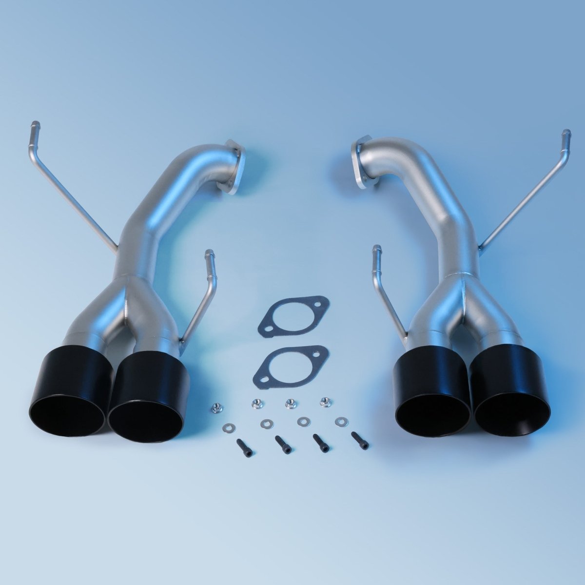 CP - E Austenite™ Subaru WRX Off - Road Axle Back Exhaust ('15 - '21) - JDMuscleExhaustSBAE00001BBlack