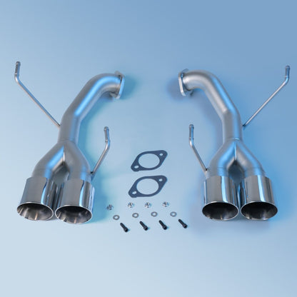 CP - E Austenite™ Subaru WRX Off - Road Axle Back Exhaust ('15 - '21) - JDMuscleExhaustSBAE00001PPolished
