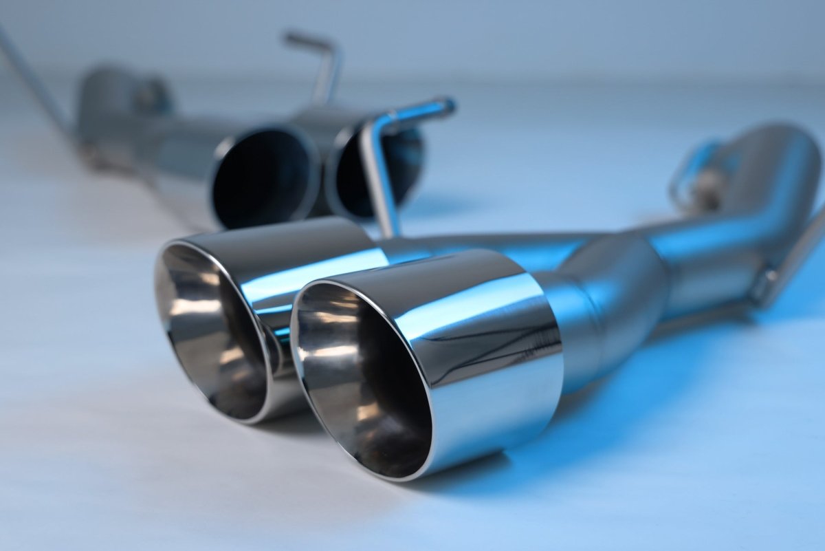 CP - E Austenite™ Subaru WRX Off - Road Axle Back Exhaust ('15 - '21) - JDMuscleExhaustSBAE00001PPolished