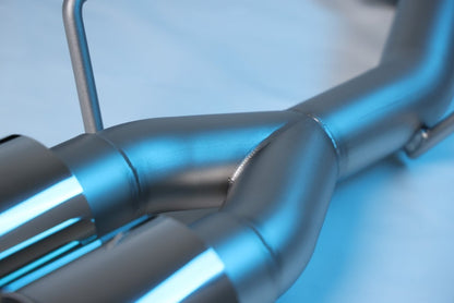 CP - E Austenite™ Subaru WRX Off - Road Axle Back Exhaust ('15 - '21) - JDMuscleExhaustSBAE00001PPolished