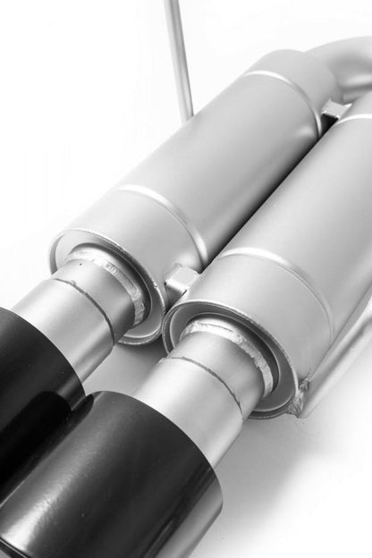 CP - E cp - e 15 - 18 STI / 15 - 21 WRX Austenite Dual Muffler Axle Back Exhaust w/ Black 4" Double Wall Tips | SBAE00002B - JDMuscleAxle Back ExhaustsCPESBAE00002B