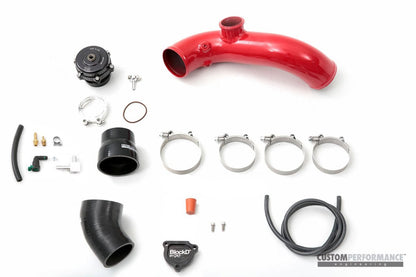 CP - E Exhale™ Ford Mustang EcoBoost BOV Attachment Kit (HKS or TiAL) - JDMuscleCharge PipesFDBH00002BSatin BlackHKS SSQV